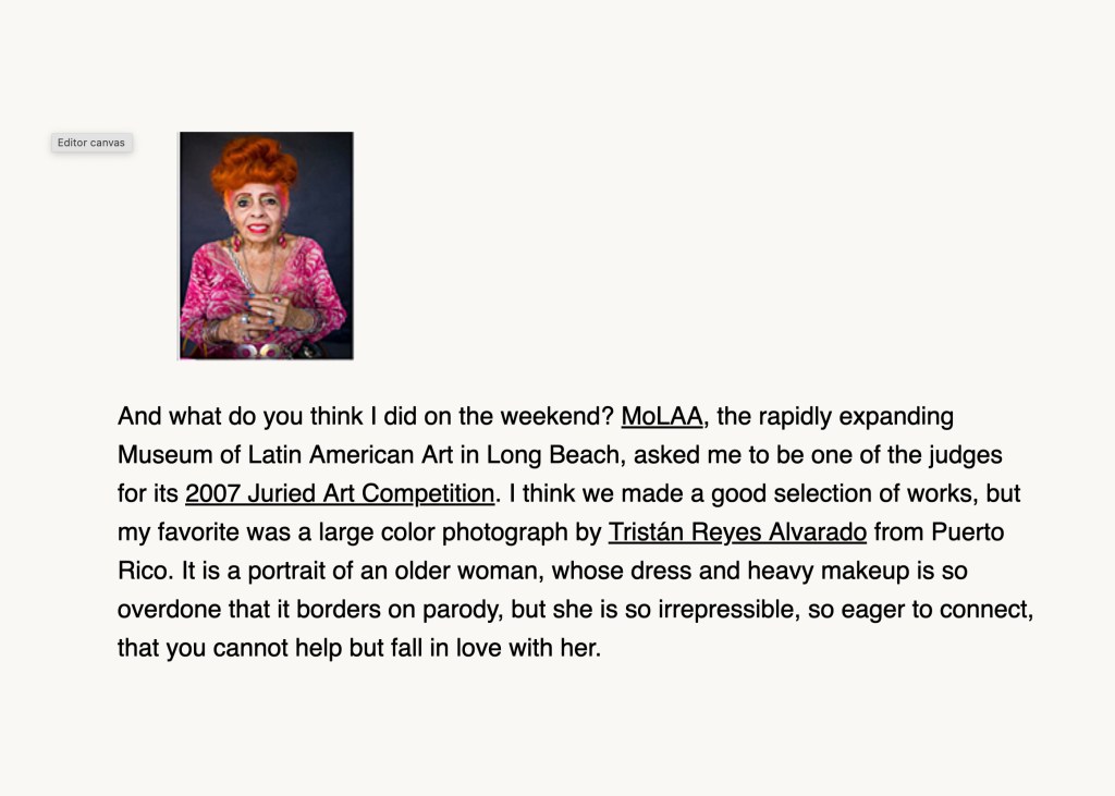 "A Week Chock Full of Art", TUE OCT 2, 2007 -Host: Edward Goldman, KCRW&nbsp;Radio