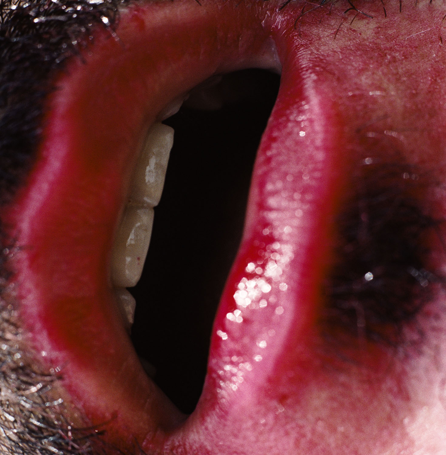 Boca #2 (2006), C-Print 30 x 30 in. Reflejos del subconsciente (2006) - Exhibición fotográfica por Tristán Reyes